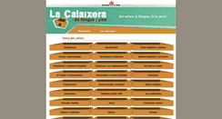 Desktop Screenshot of lacalaixera.cat
