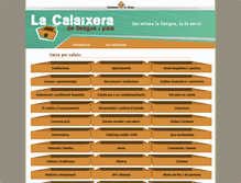 Tablet Screenshot of lacalaixera.cat